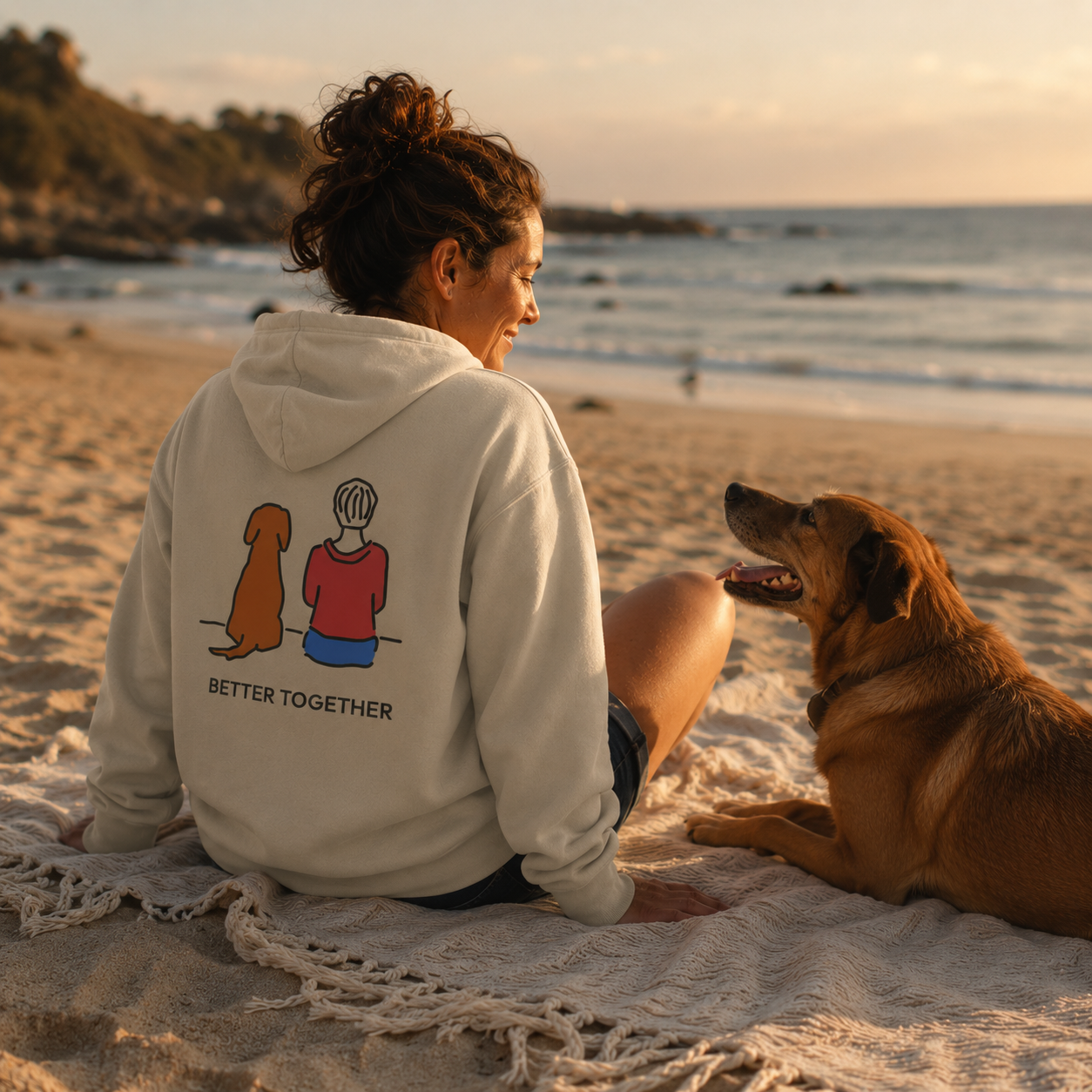 Better Together (Back Print) | Softstyle Fleece Hoodie | Color Collection