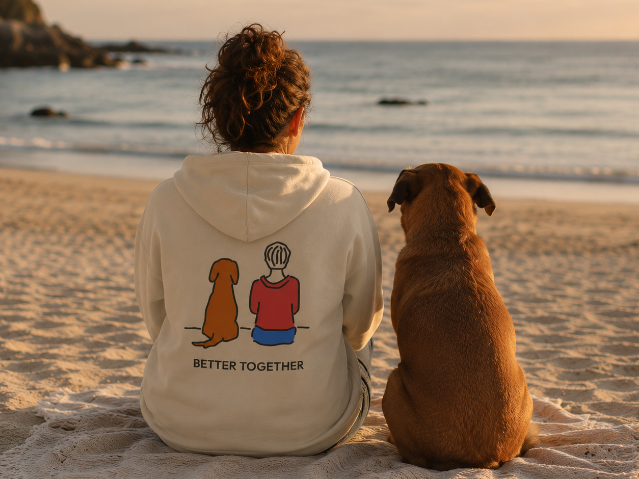 Better Together (Back Print) | Soft Fleece Hoodie | Color Collection