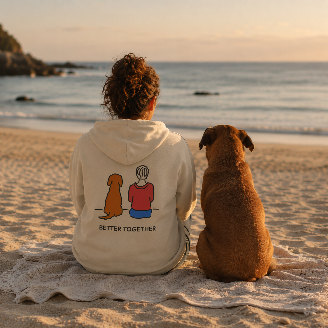 Better Together (Back Print) | Softstyle Fleece Hoodie | Color Collection