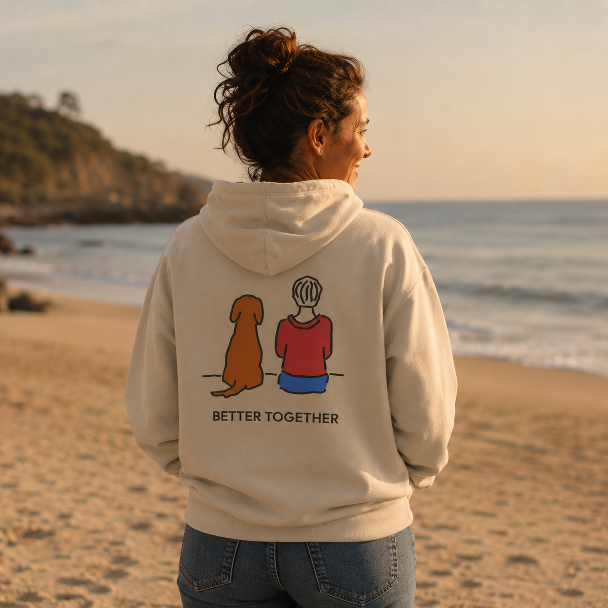 Better Together (Back Print) | Softstyle Fleece Hoodie | Color Collection