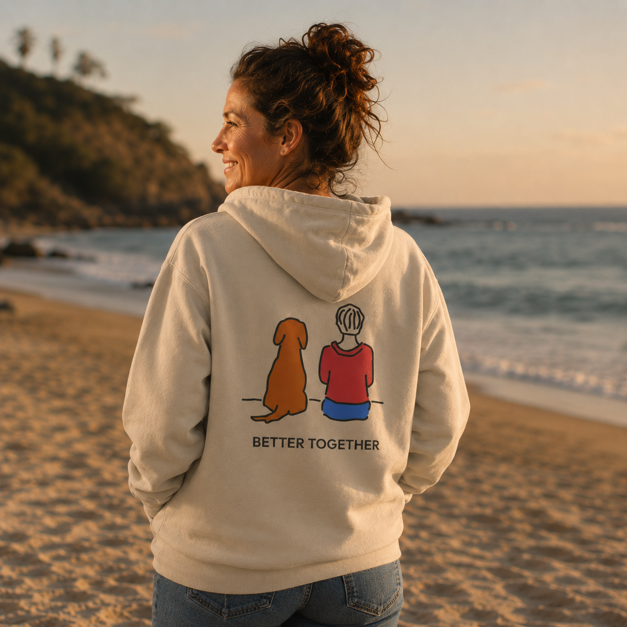 Better Together (Back Print) | Softstyle Fleece Hoodie | Color Collection