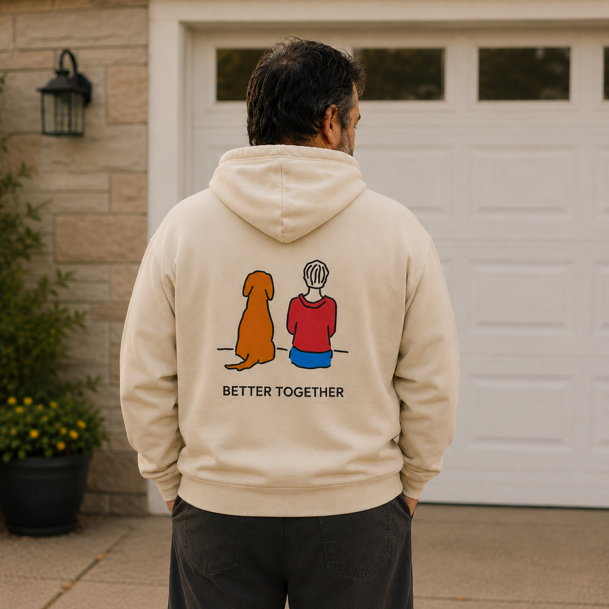 Better Together (Back Print) | Soft Fleece Hoodie | Color Collection