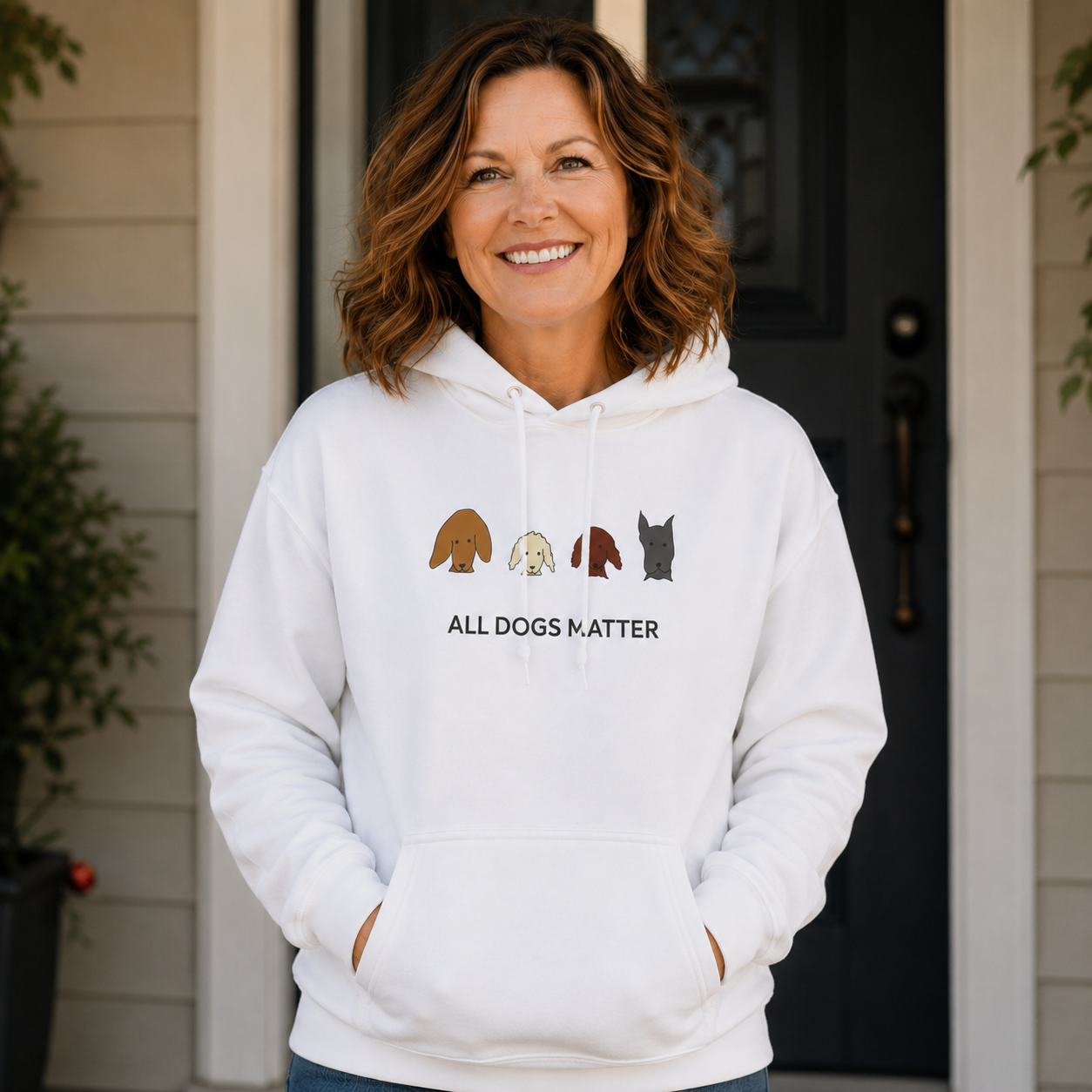 All Dogs Matter | Softstyle Fleece Hoodie | Rescue Collection | Color Collection