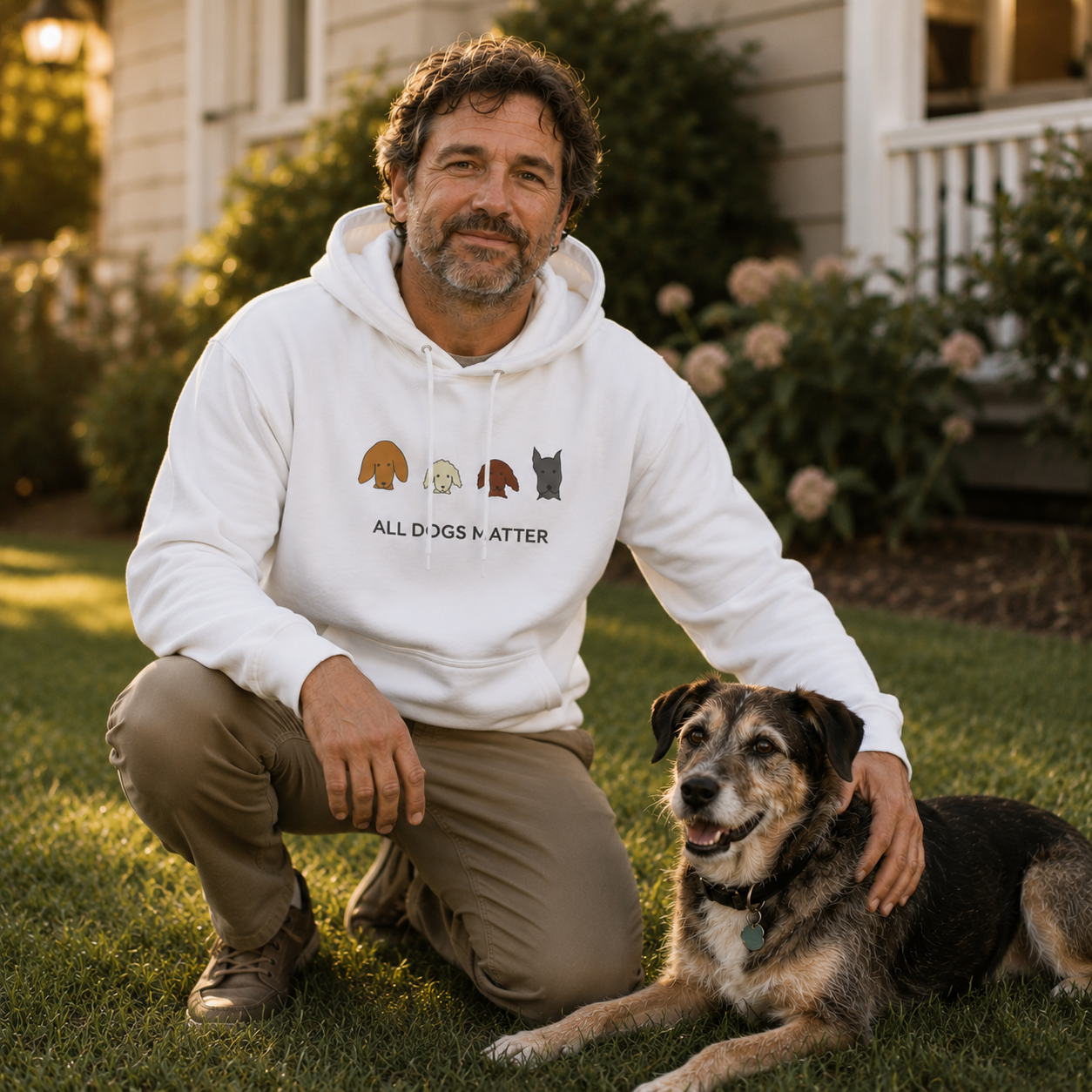 All Dogs Matter | Softstyle Fleece Hoodie | Rescue Collection | Color Collection