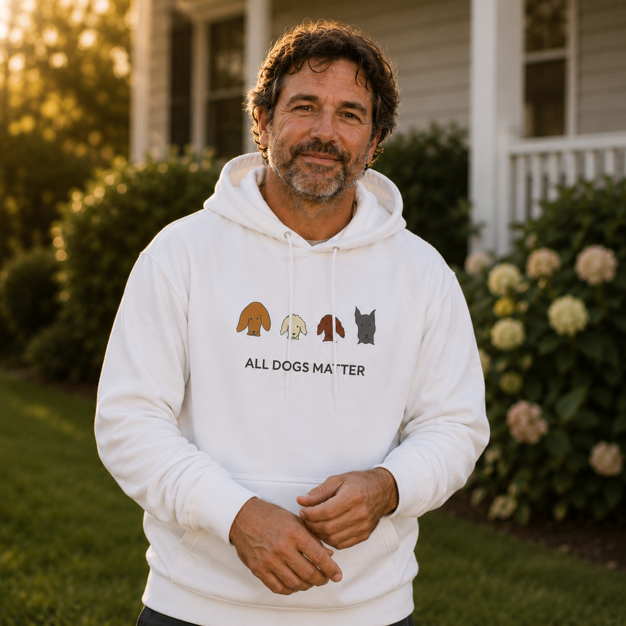 All Dogs Matter | Softstyle Fleece Hoodie | Rescue Collection | Color Collection