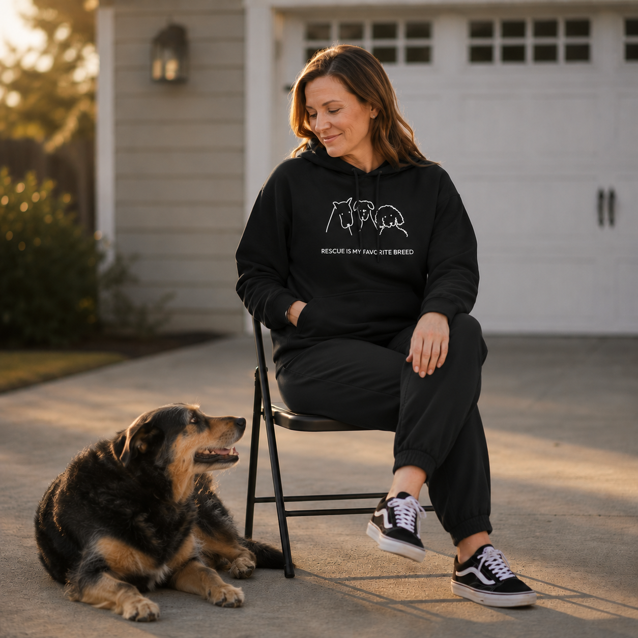 Rescue Is My Favorite Breed | Softstyle Fleece Hoodie | Rescue Collection