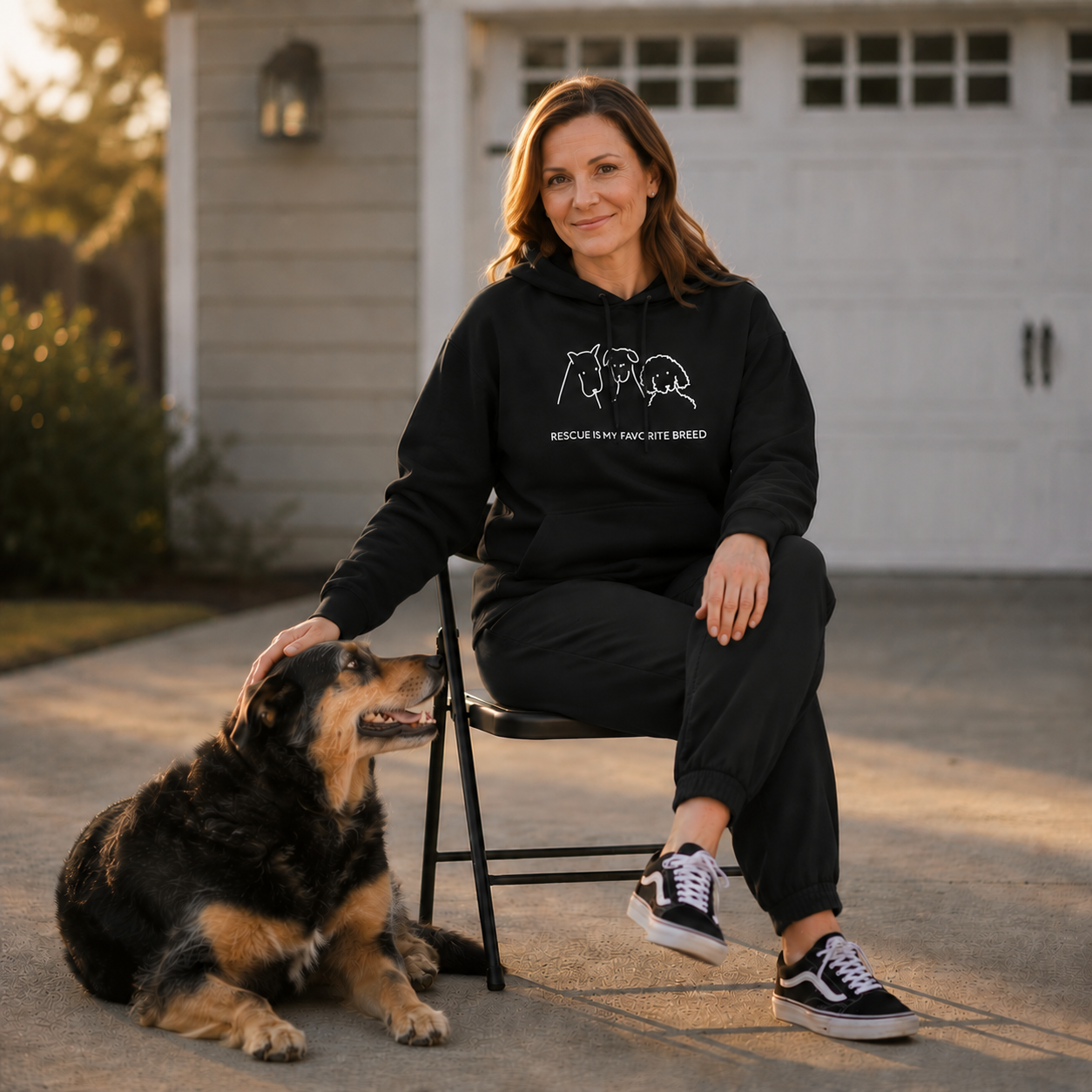 Rescue Is My Favorite Breed | Softstyle Fleece Hoodie | Rescue Collection