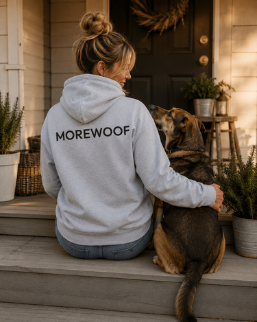All Dogs Matter | Morewoof Softstyle Fleece Hoodie | Rescue Collection