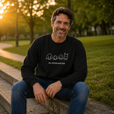 All Dogs Matter | Softstyle Fleece Sweatshirt | Rescue Collection