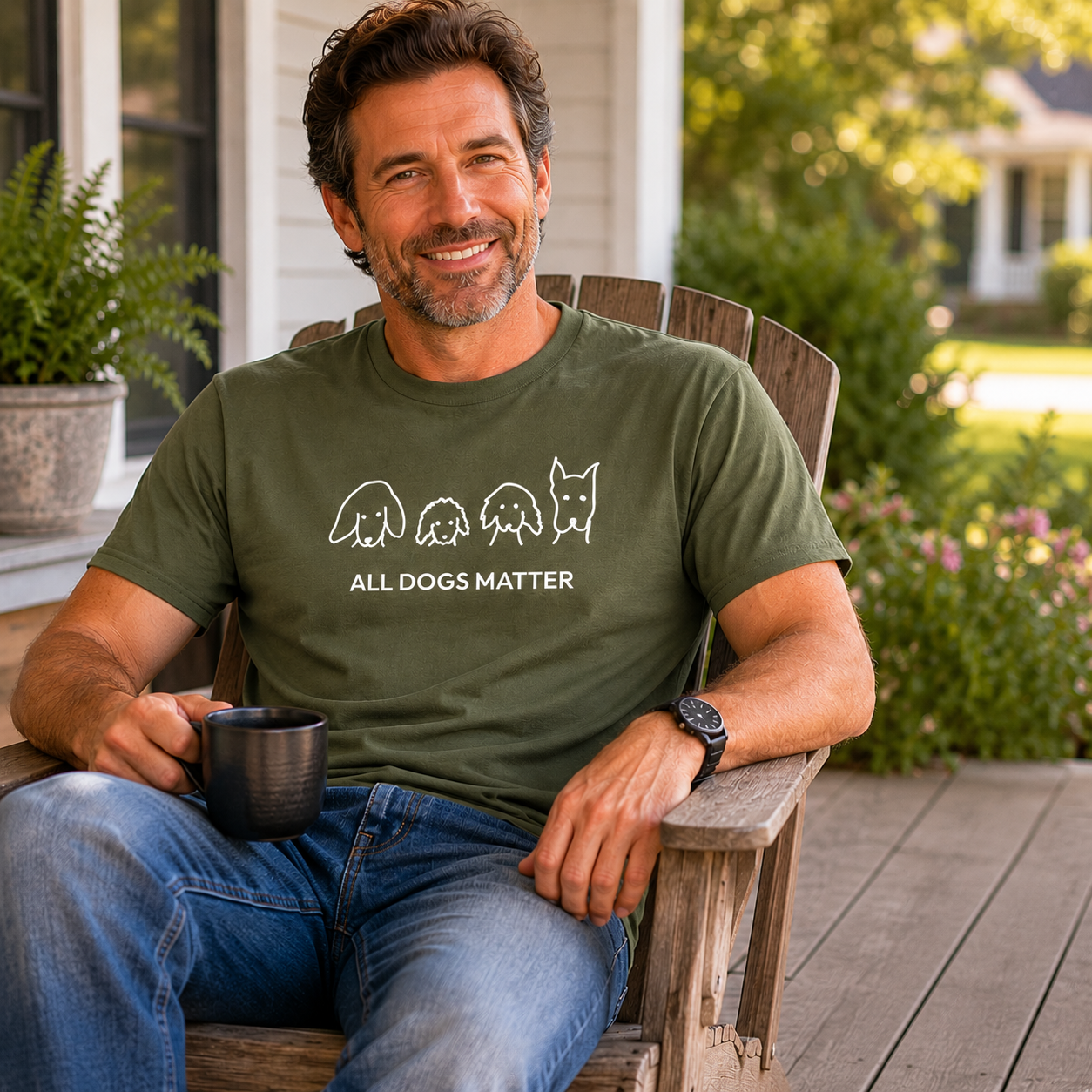 All Dogs Matter | Soft Cotton Tee | Rescue Collection