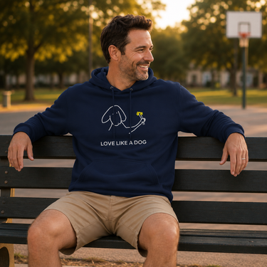 Love Like A Dog | Softstyle Fleece Hoodie | Color Collection
