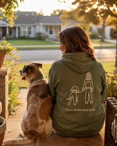 You'll Never Walk Alone (Back Print) | Softstyle Fleece Hoodie