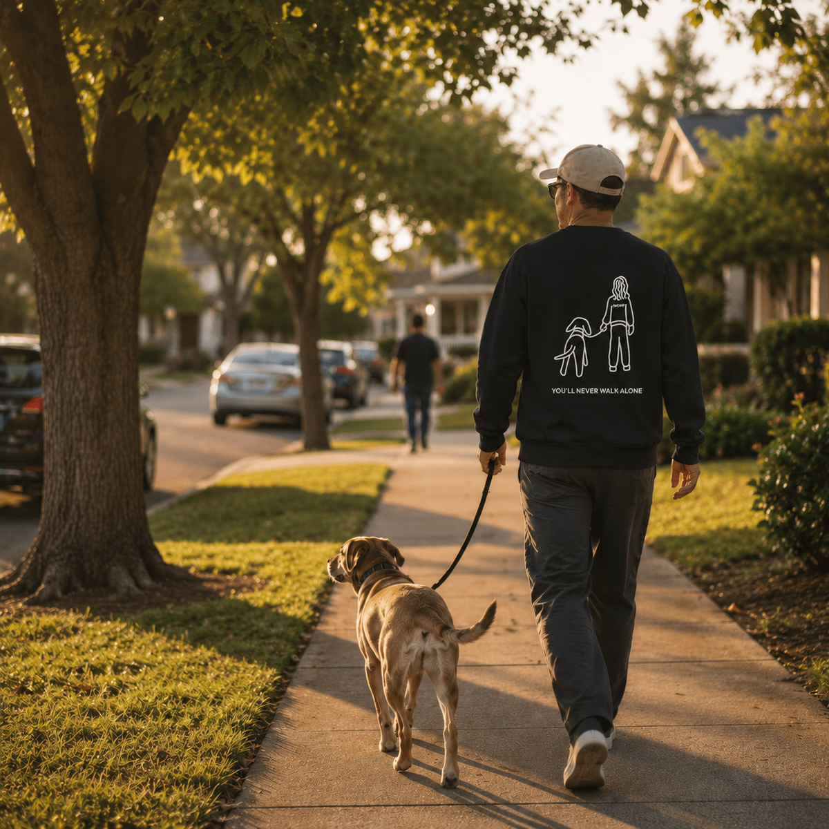 You'll Never Walk Alone (Back Print) | Soft Fleece Sweatshirt