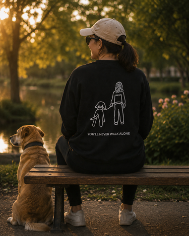 You'll Never Walk Alone (Back Print) | Softstyle Fleece Sweatshirt
