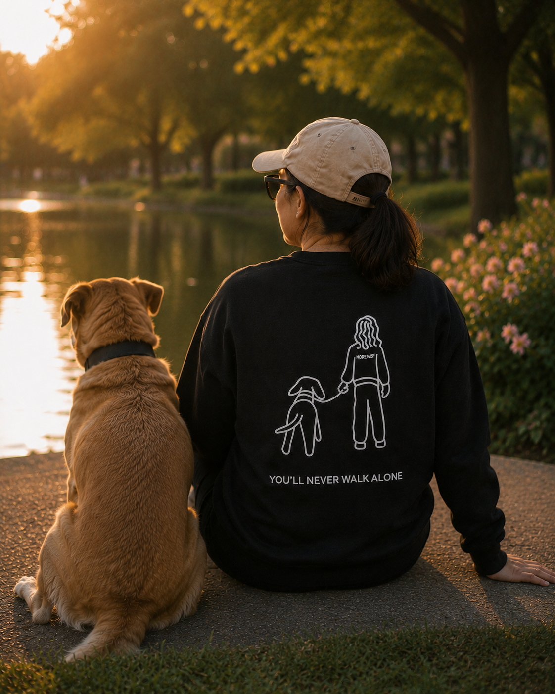 You'll Never Walk Alone (Back Print) | Soft Fleece Sweatshirt