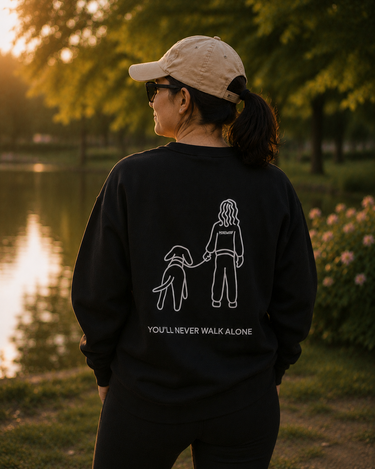 You'll Never Walk Alone (Back Print) | Softstyle Fleece Sweatshirt