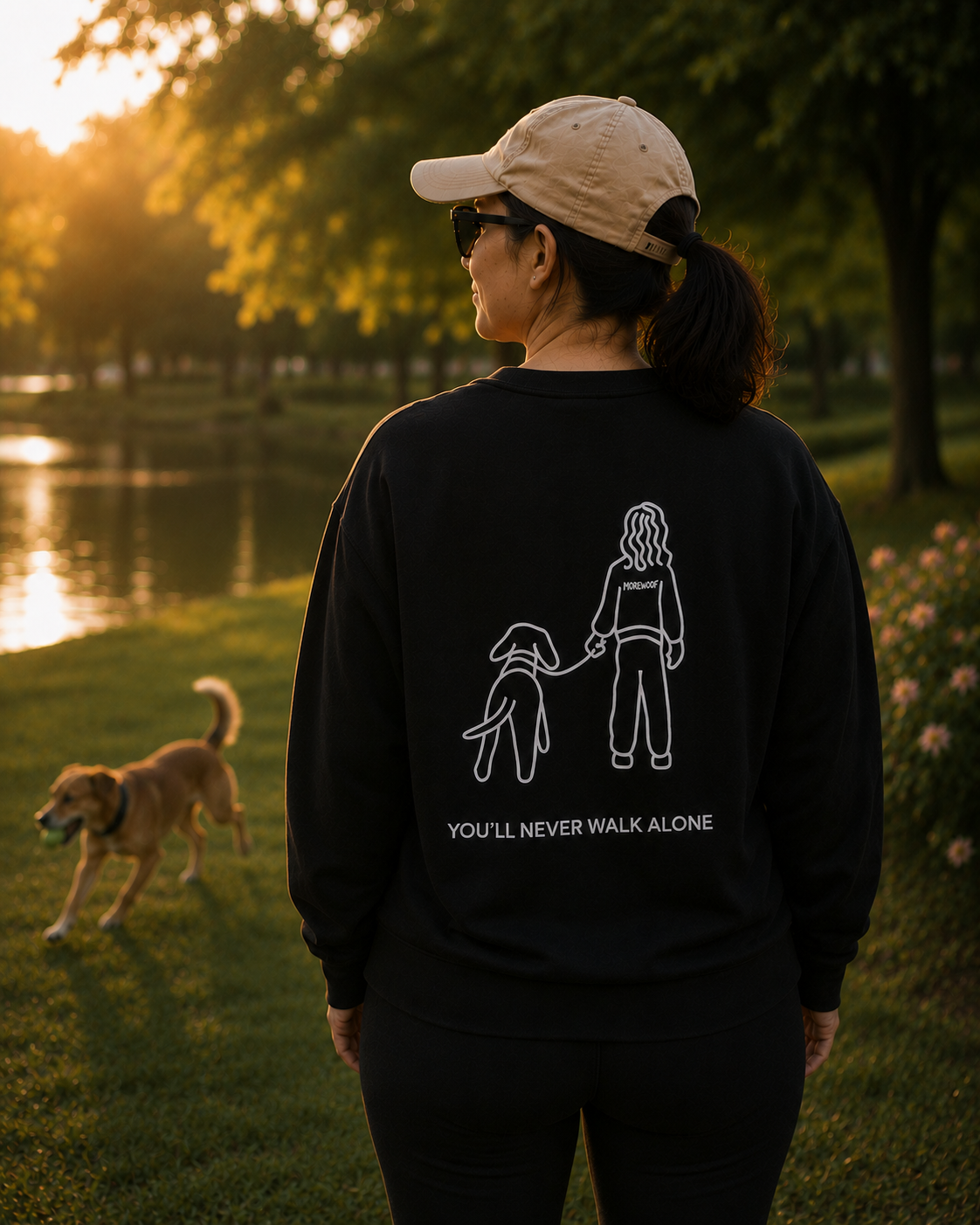 You'll Never Walk Alone (Back Print) | Soft Fleece Sweatshirt