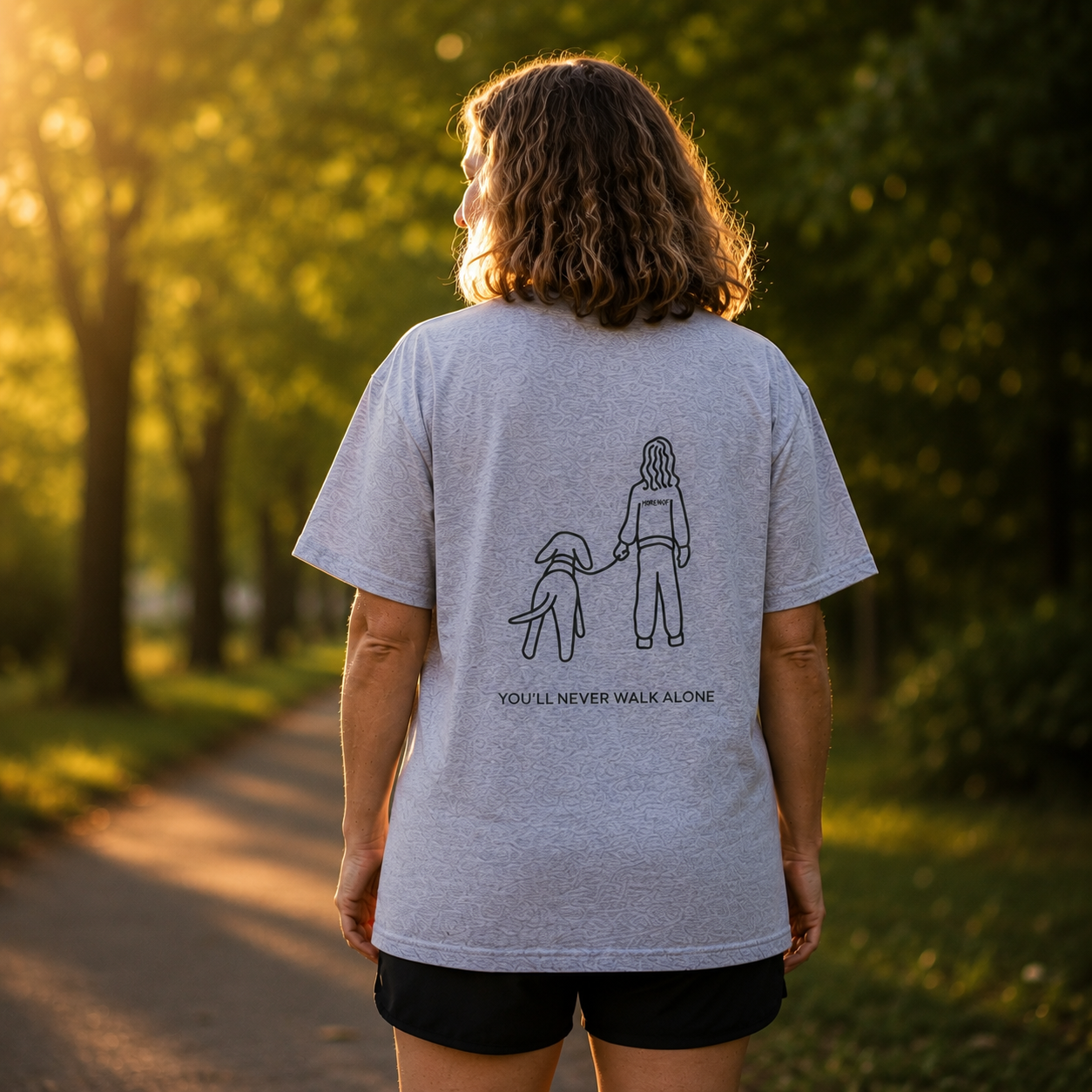 You'll Never Walk Alone (Back Print) | Soft Cotton Tee
