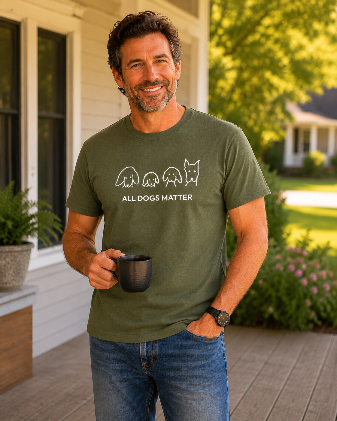 All Dogs Matter | Soft Cotton Tee | Rescue Collection
