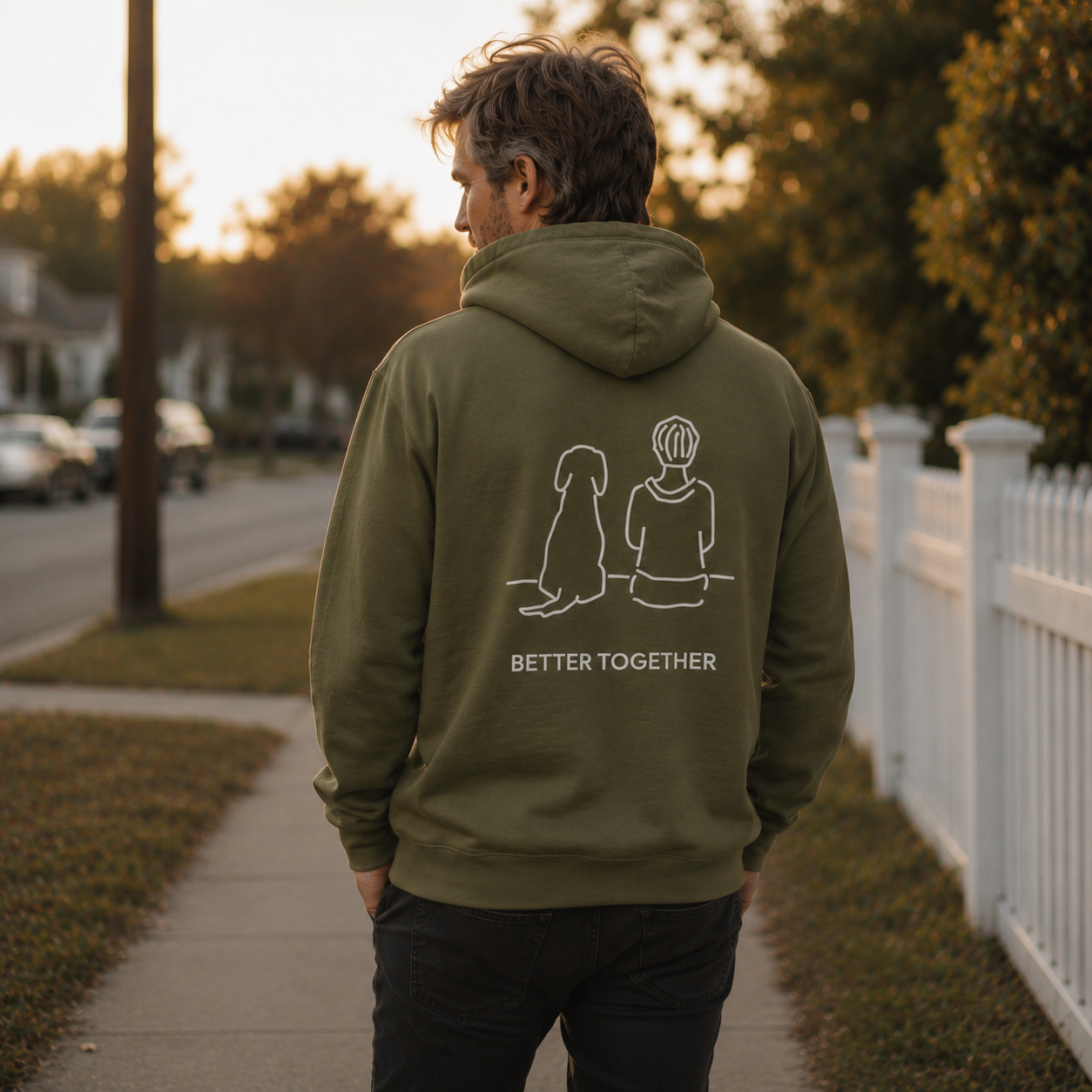Better Together (Back Print)| Softstyle Fleece Hoodie
