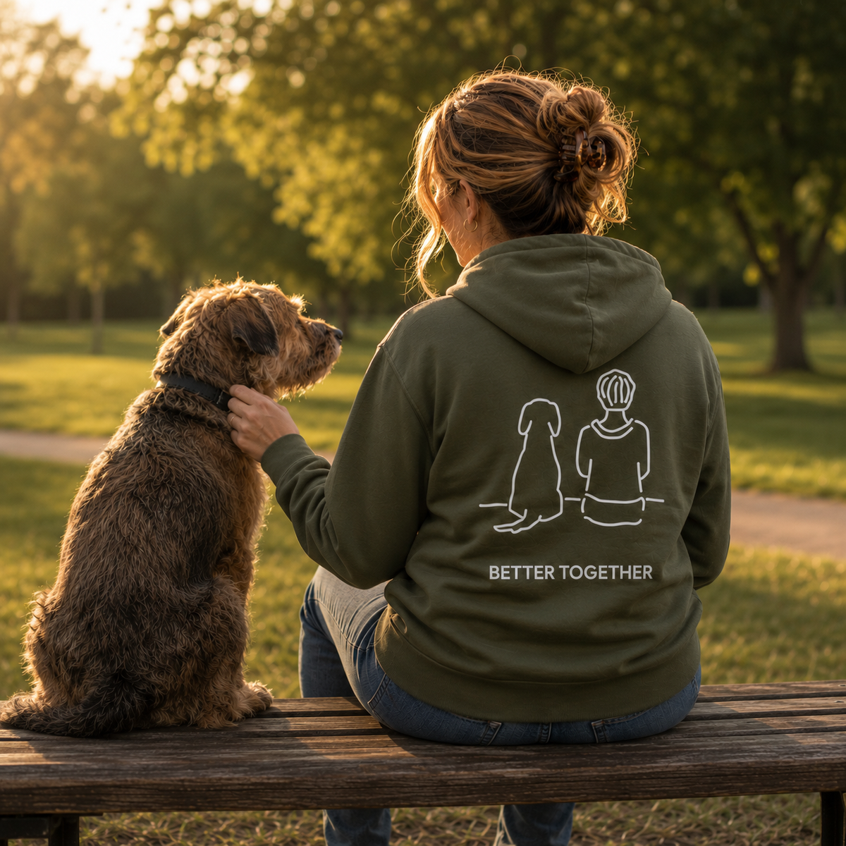 Better Together (Back Print)| Softstyle Fleece Hoodie