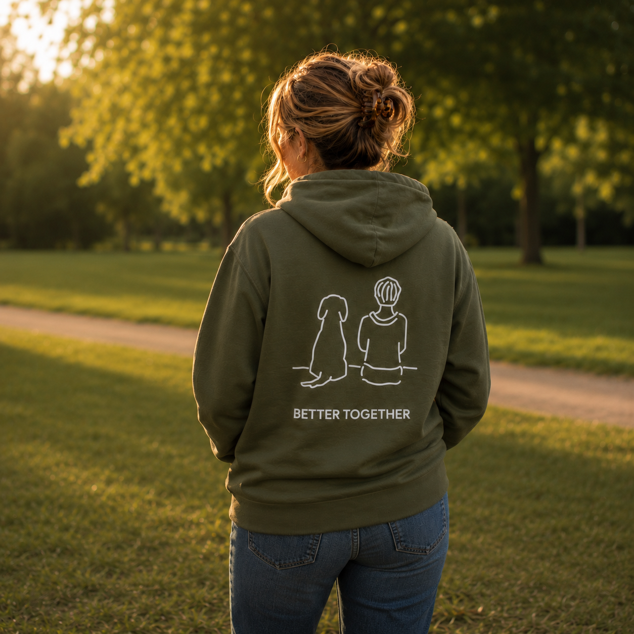 Better Together (Back Print)| Softstyle Fleece Hoodie