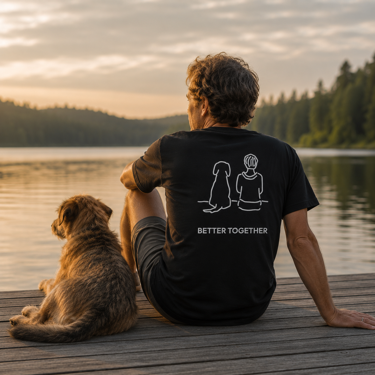 Better Together | Soft Cotton Tee (Back Print)