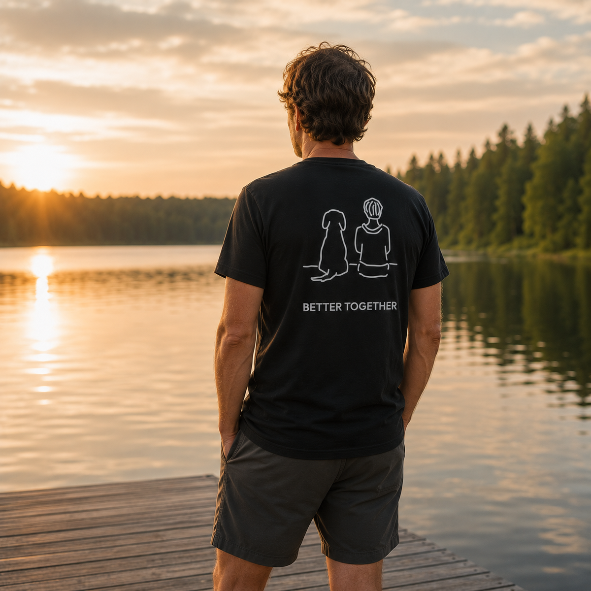 Better Together | Soft Cotton Tee (Back Print)