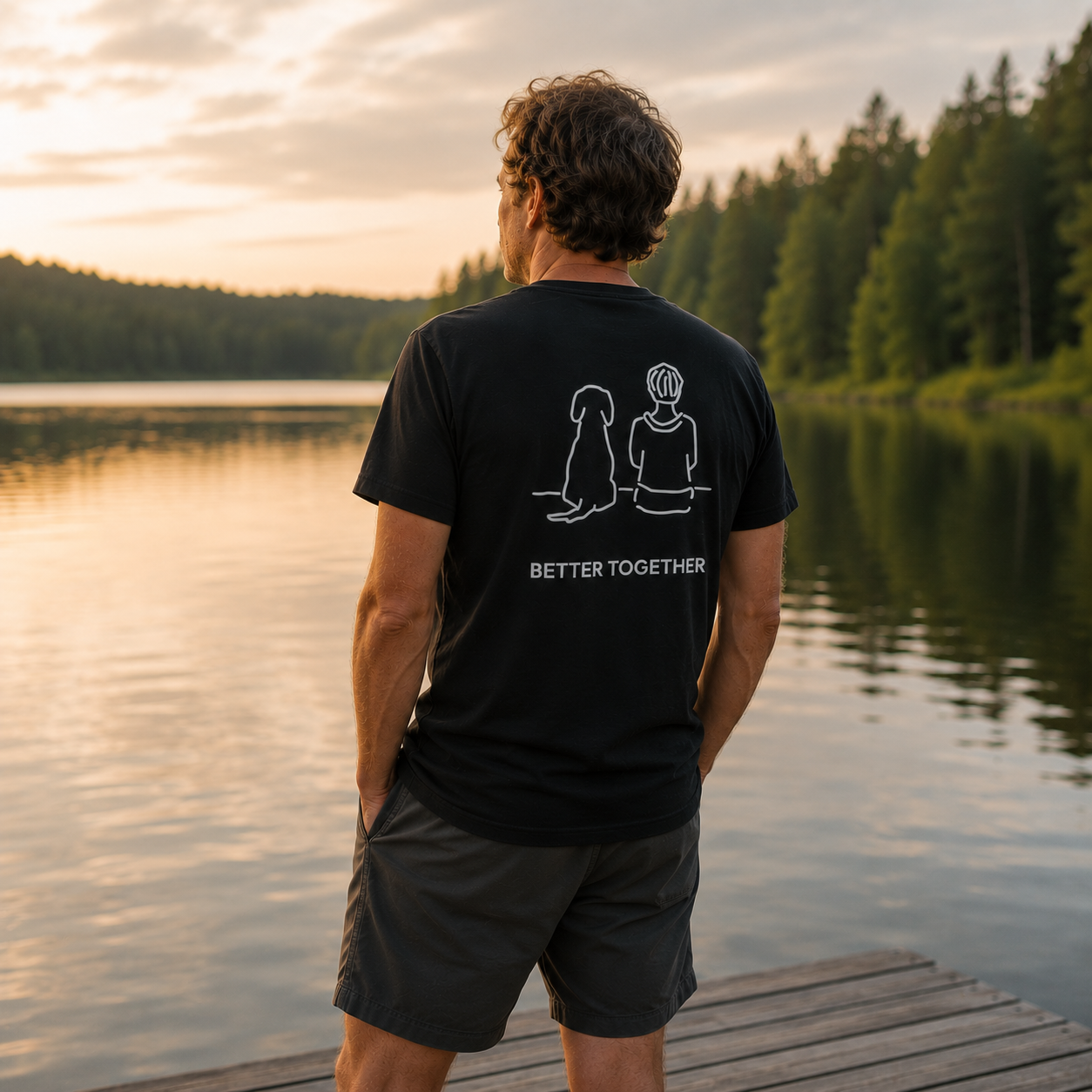 Better Together | Soft Cotton Tee (Back Print)