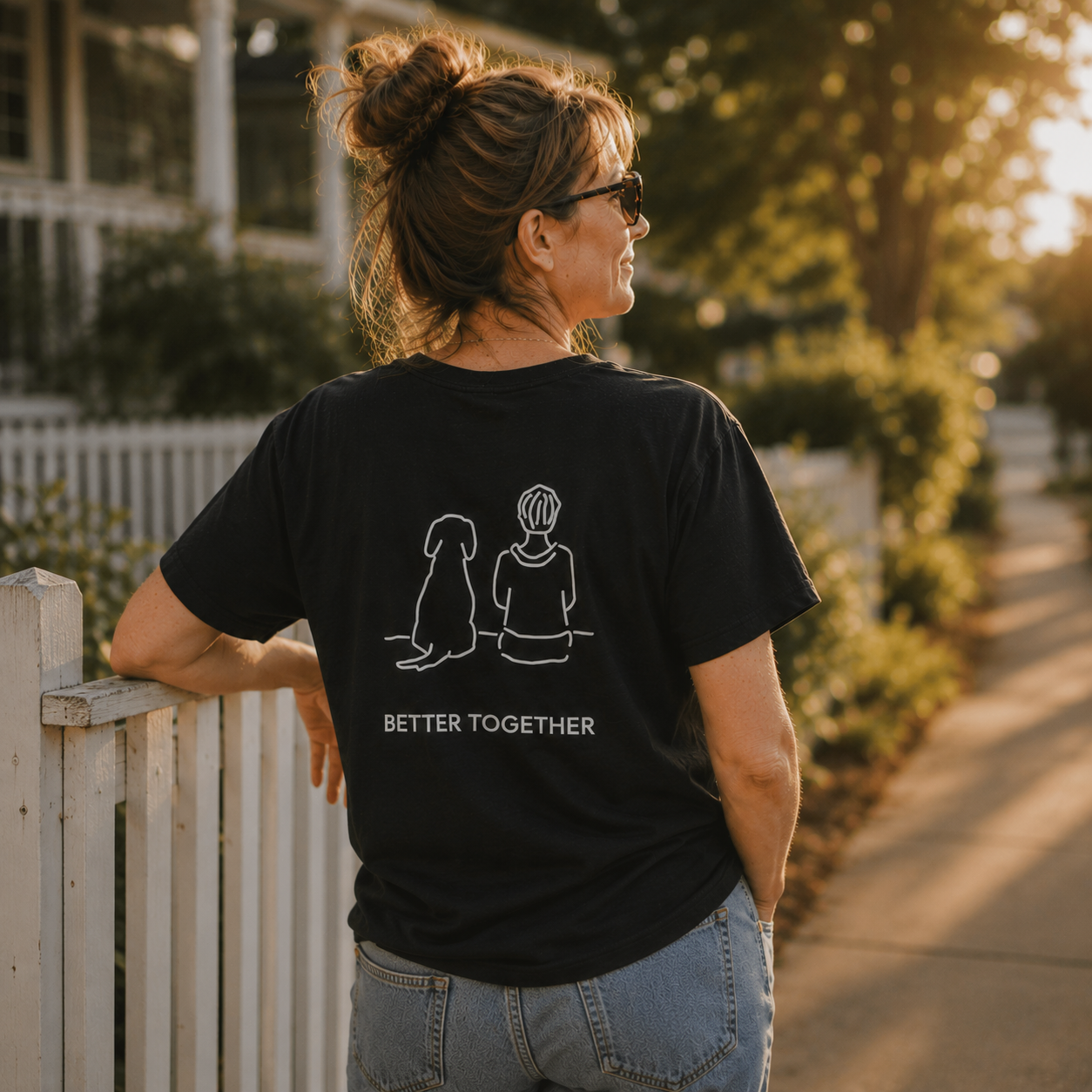 Better Together | Soft Cotton Tee (Back Print)