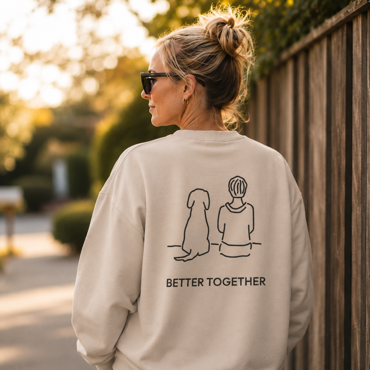 Better Together (Back Print) | Soft Fleece Sweatshirt