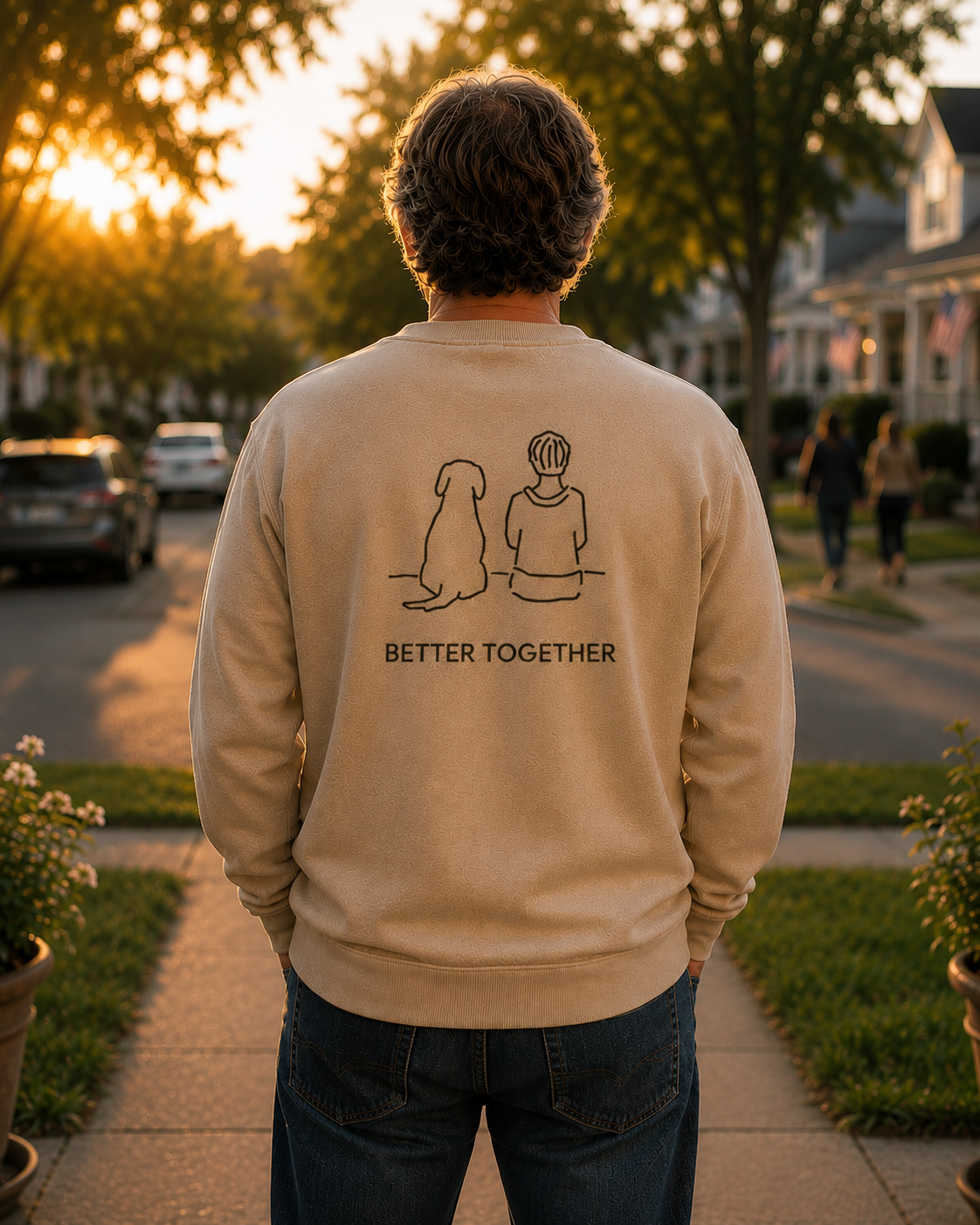 Better Together (Back Print) | Soft Fleece Sweatshirt
