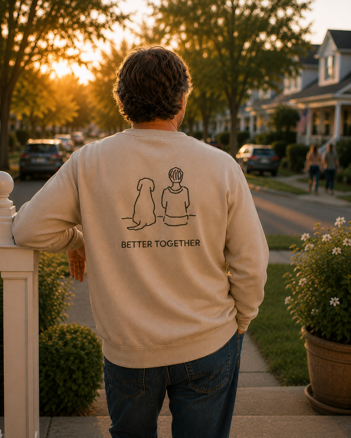 Better Together (Back Print) | Soft Fleece Sweatshirt