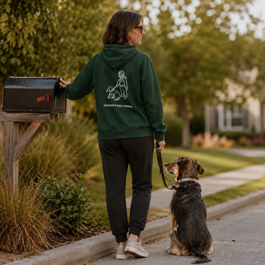 Woman's Best Friend (Back Print) | Softstyle Fleece Hoodie
