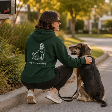 Woman's Best Friend (Back Print) | Softstyle Fleece Hoodie