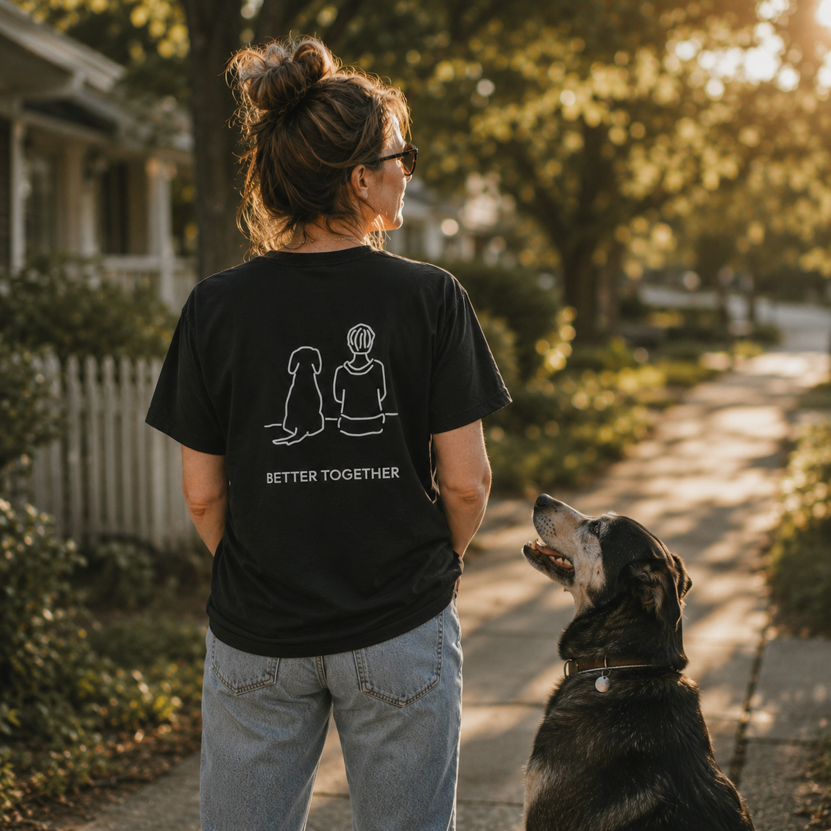 Better Together | Soft Cotton Tee (Back Print)