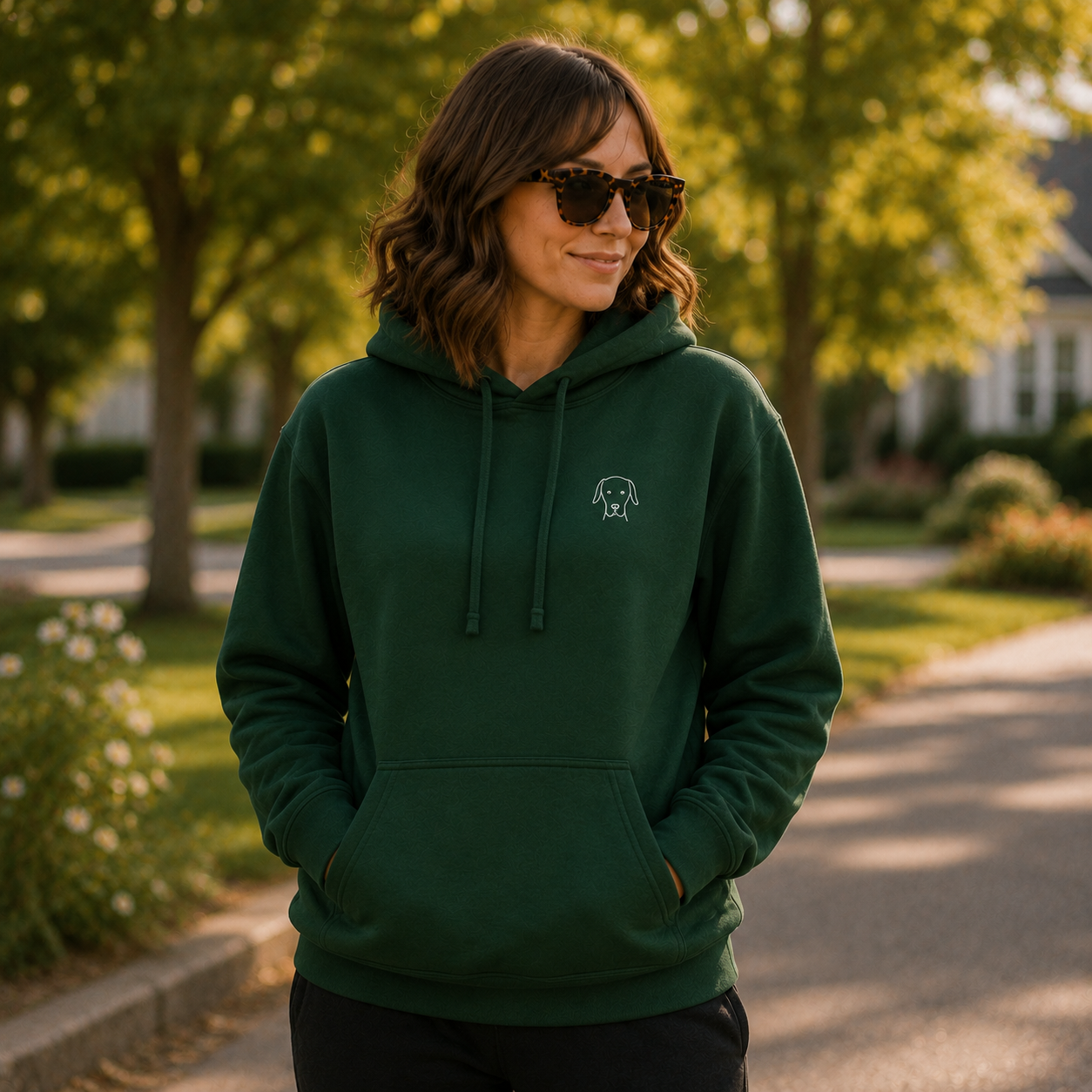 Woman's Best Friend (Back Print) | Softstyle Fleece Hoodie