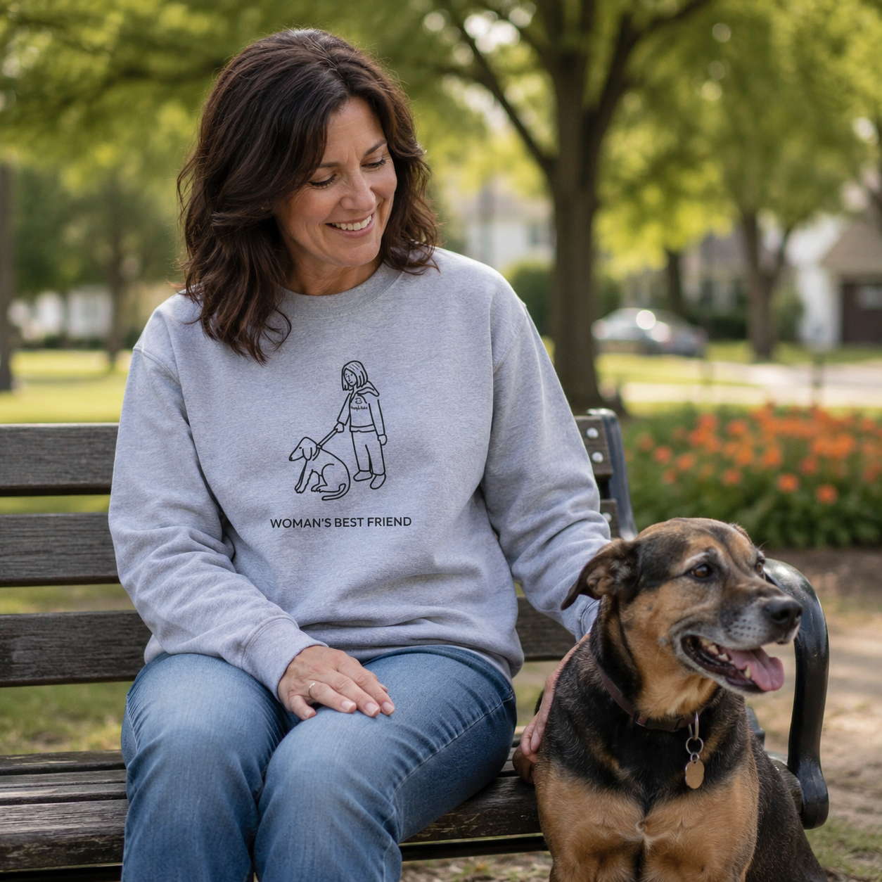 Woman's Best Friend | Softstyle Fleece Sweatshirt