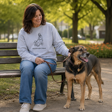 Woman's Best Friend | Softstyle Fleece Sweatshirt