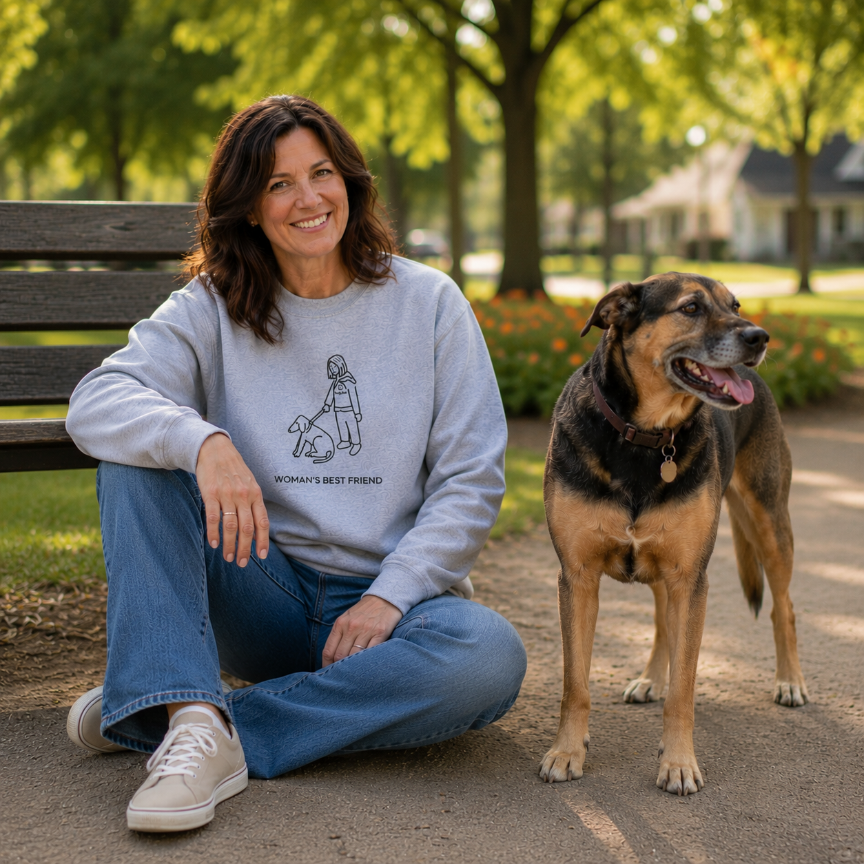 Woman's Best Friend | Softstyle Fleece Sweatshirt