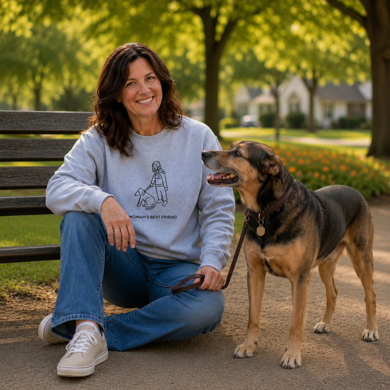 Woman's Best Friend | Softstyle Fleece Sweatshirt