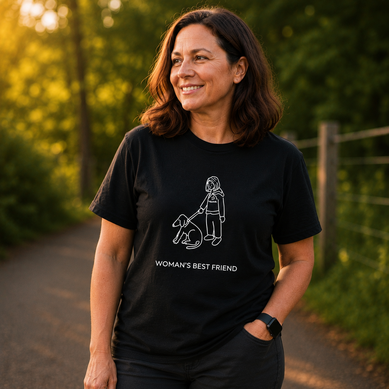 Woman's Best Friend | Soft Cotton Tee