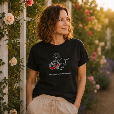 Spreading Love And Bones | Soft Cotton Tee | Color Collection