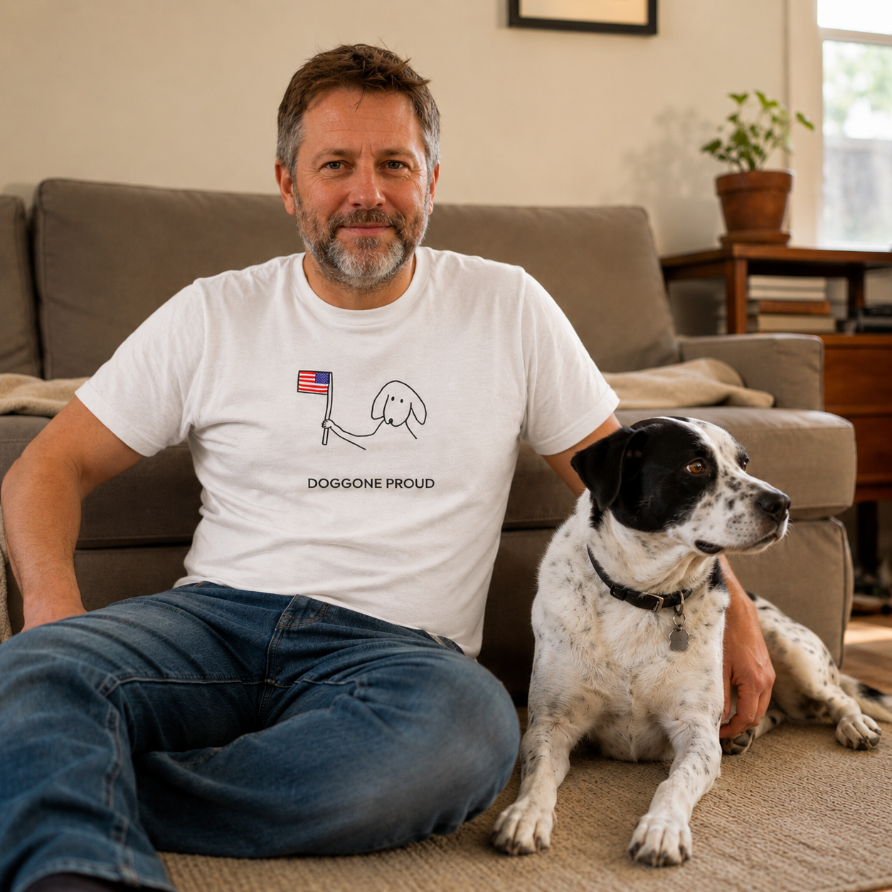 Doggone Proud | Soft Cotton Tee | Color Collection