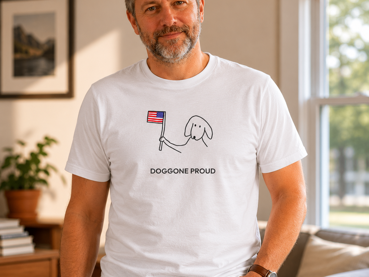 Doggone Proud | Soft Cotton Tee | Color Collection