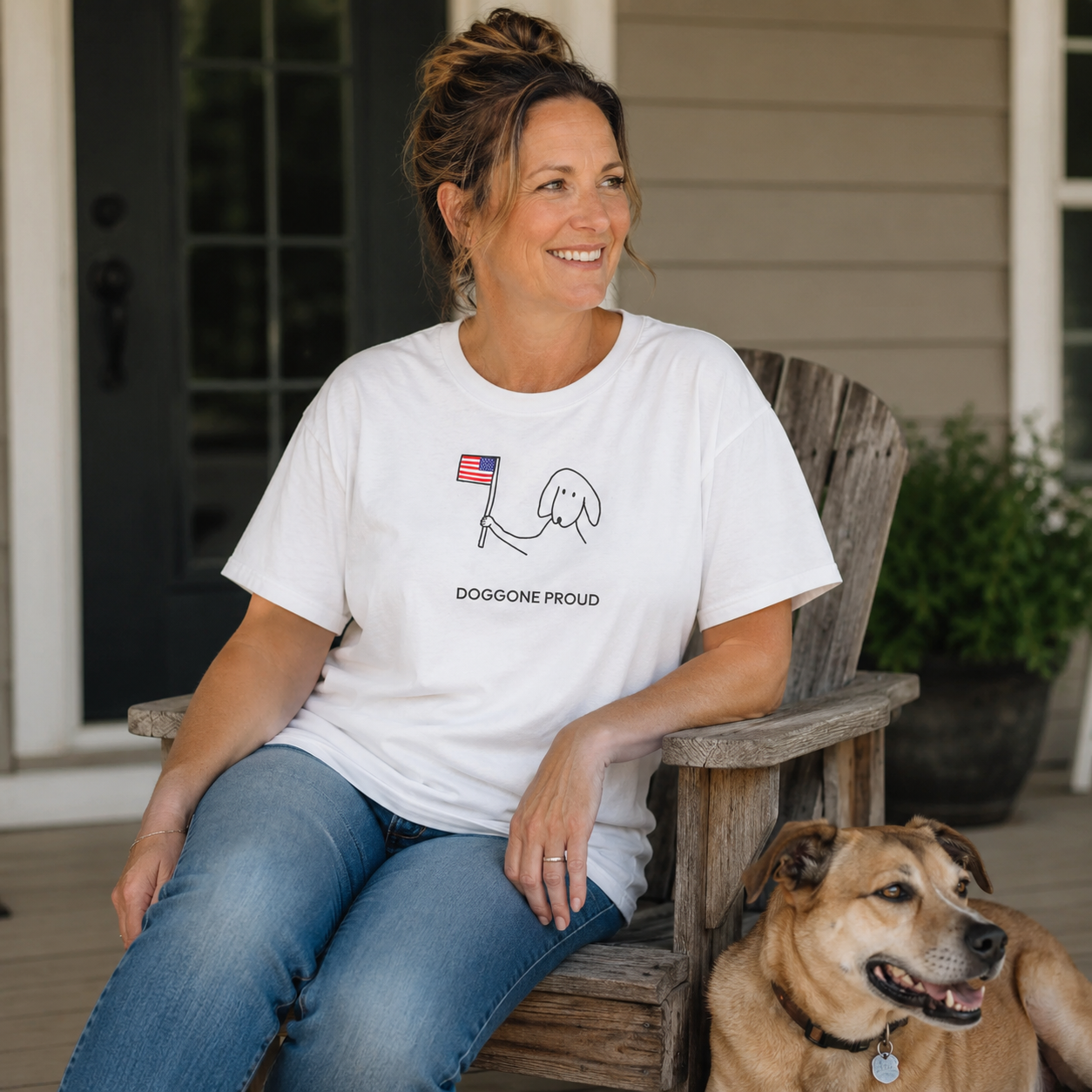 Doggone Proud | Soft Cotton Tee | Color Collection