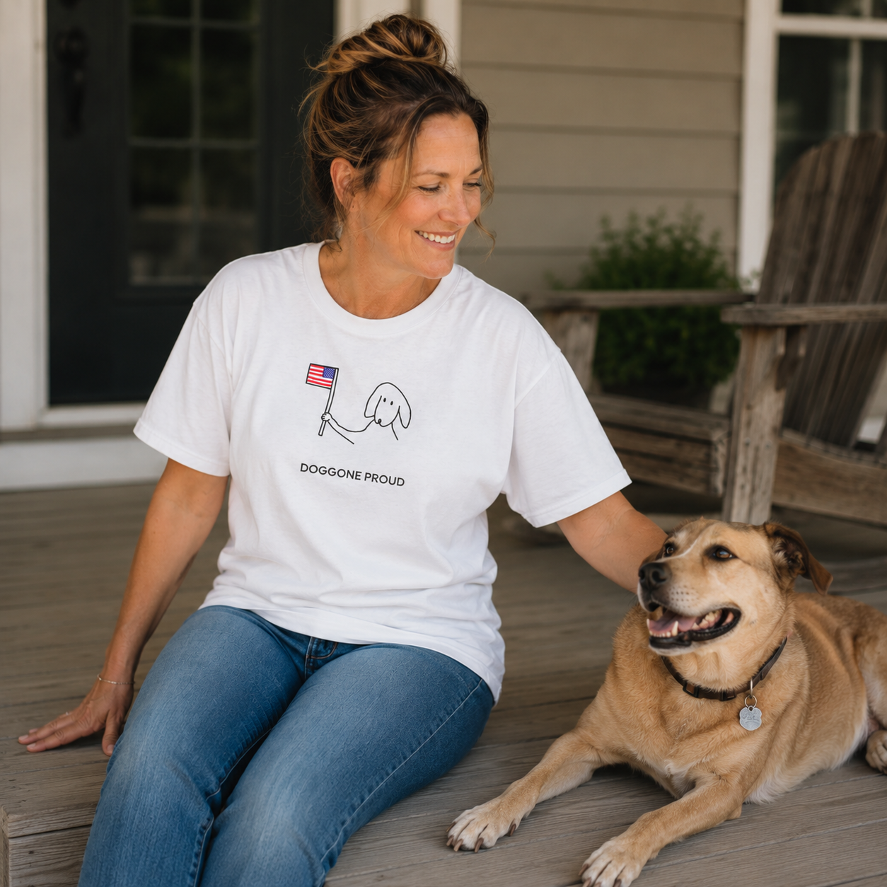 Doggone Proud | Soft Cotton Tee | Color Collection