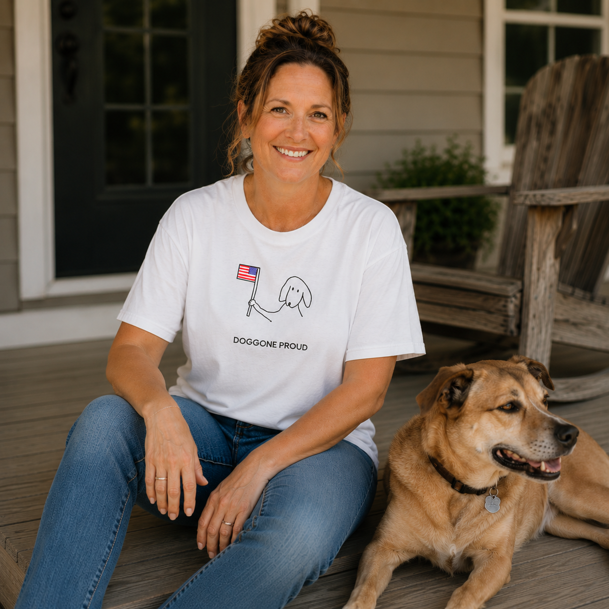 Doggone Proud | Soft Cotton Tee | Color Collection