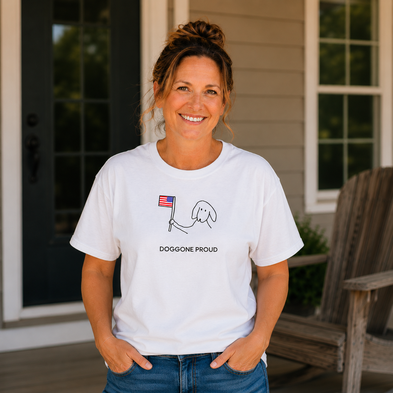 Doggone Proud | Soft Cotton Tee | Color Collection