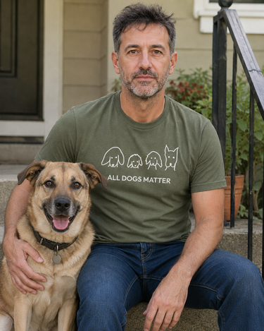 All Dogs Matter | Soft Cotton Tee | Rescue Collection